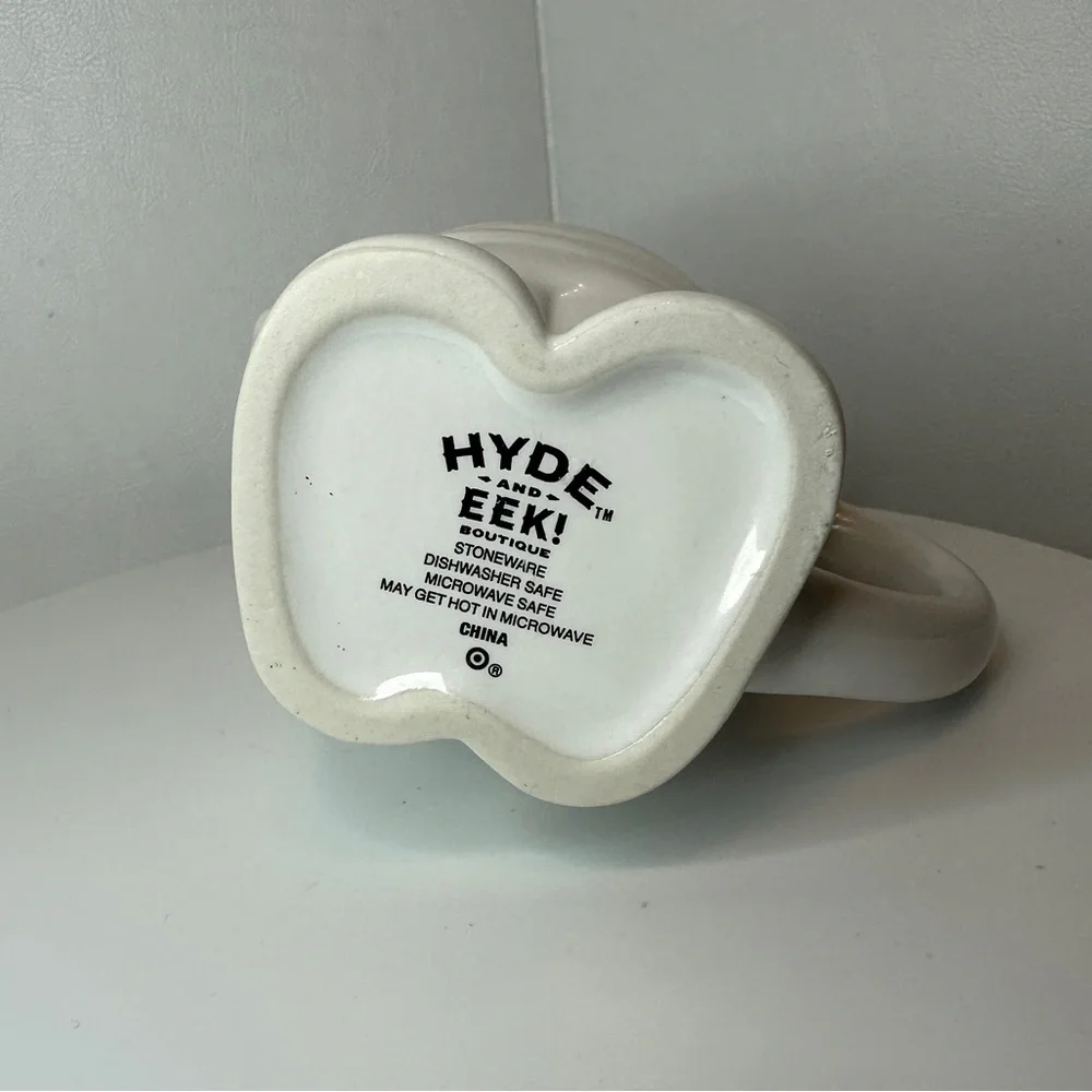 White Stoneware Halloween Holiday Mummy Mug Cup by Hyde and Eek